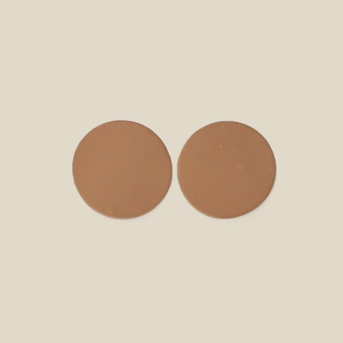 'Luna' Stud Earrings - Plain Single Circle