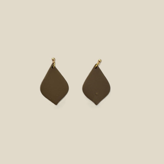 'Clare' Dangle Earrings - Plain Diamond Droplet