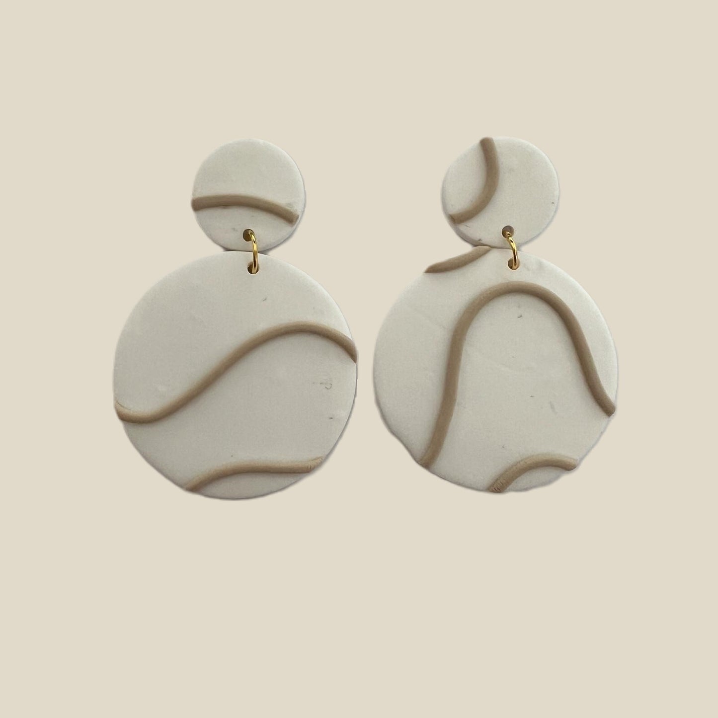 'Boyana' Dangle Earrings - Midi and Maxi Circles