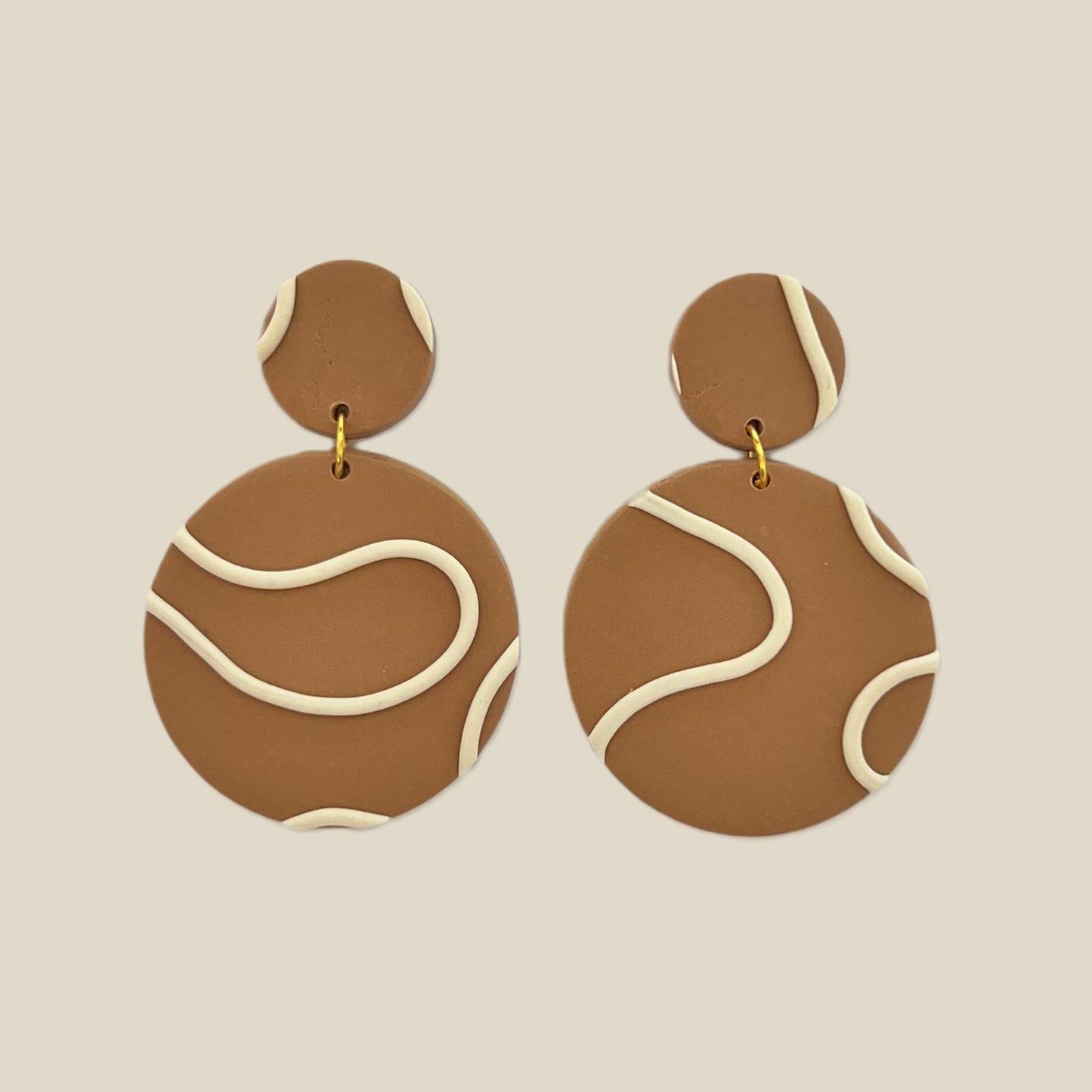 'Boyana' Dangle Earrings - Midi and Maxi Circles