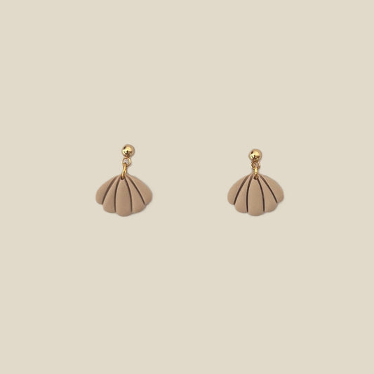 'Ocean' Dangle Earrings - A simple shell